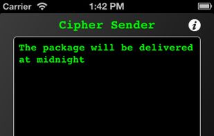 Cipher Sender screenshot 1