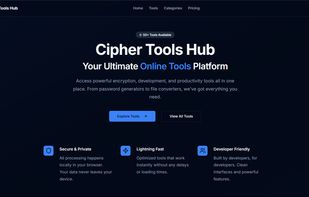 Cipher tools hub screenshot 1