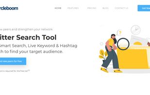 Circleboom's Smart Search lets you search on Twitter profiles including bio and tweets for the trends you're interested. With Smart Search, you can use hashtag/keyword search to find the Twitter accounts that have the same tastes with you.