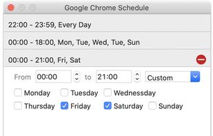 Cisdem AppCrypt for computer - the schedule feature