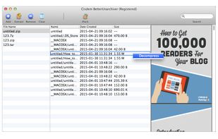 Cisdem BetterUnarchiver screenshot 2