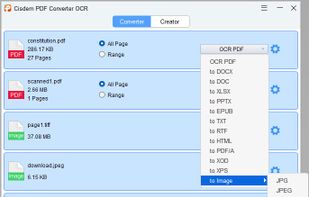 Cisdem PDF Converter OCR screenshot 1