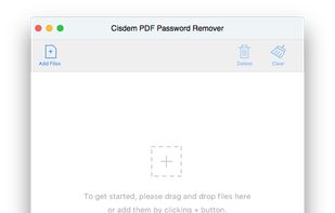 Cisdem PDF Password Remover screenshot 1