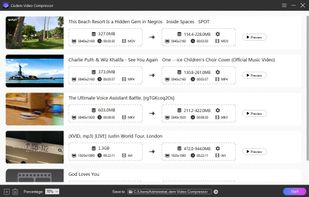 Batch compressing video and audio files