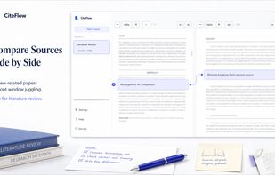CiteFlow source comparison workspace for reviewing related papers and building stronger literature reviews.