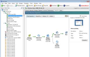 Full memory snapshots and VM rollback.