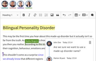 CKEditor 5 - Comments with real-time collaborative editing 