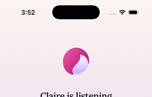 Claire calls you on the phone to guide you through your journal