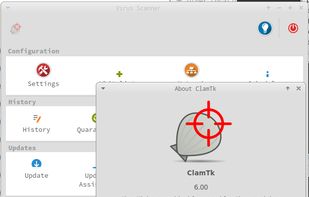 ClamTk screenshot 1