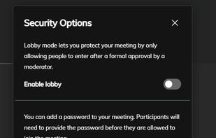 End-to-End Meeting Protection