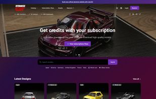 Client official site created with Clan3D