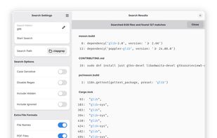 Clapgrep screenshot 1