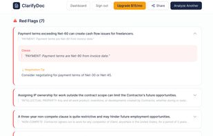 ClarifyDoc screenshot 2