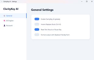 Simple Ui for clairtykey
