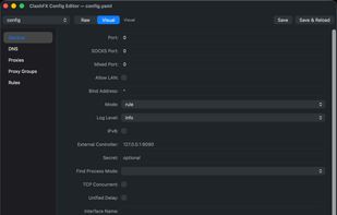 Rule-based routing configuration with proxy groups
