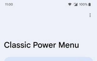 Classic Power Menu screenshot 1