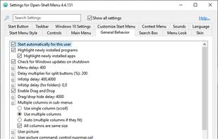 Open Shell screenshot 1