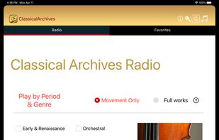 Classical Archives screenshot 3
