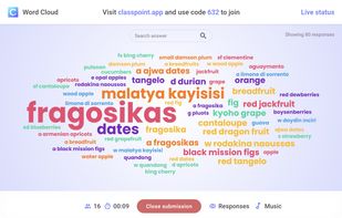 Word Cloud Question Type