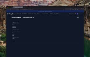 Classification Alerts