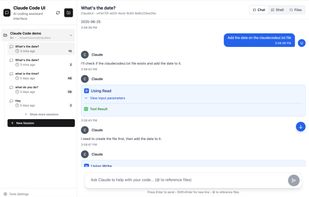 Claude Code UI screenshot 1