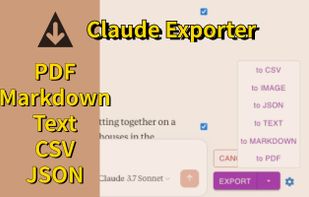 Claude Exporter screenshot 1