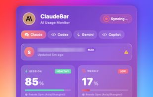 ClaudeBar screenshot 2