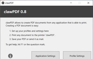 clawPDF screenshot 1