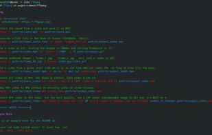 Reading the "ffmpeg" page