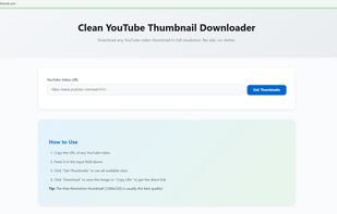 CleanYTThumb screenshot 1