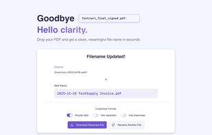 Clean_Name screenshot 2