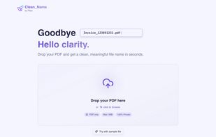 Clean_Name screenshot 1