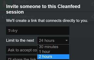 Advanced invites
Keep control of who can join a session, when and how.