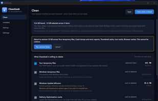 CleanGeek screenshot 1