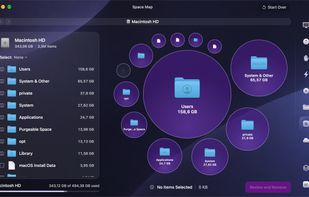 Space Map: see which folders take up your disk