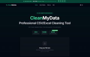 CleanMyData screenshot 1