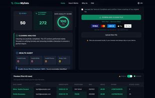 CleanMyData screenshot 1
