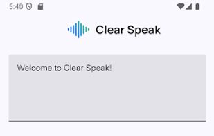 Clear Speak screenshot 1
