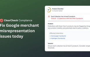 Fix google merchant misrepresentation issues today