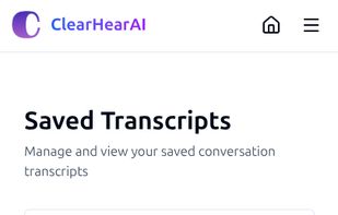 ClearHearAI screenshot 1