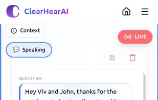 ClearHearAI screenshot 1