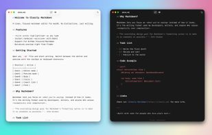 Clearly Markdown screenshot 1