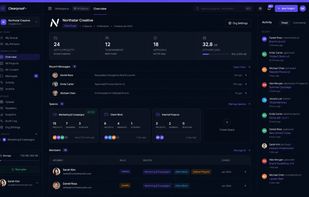 Get a complete overview of your projects, pending reviews, recent activity, and everything that needs your attention in one organized workspace.