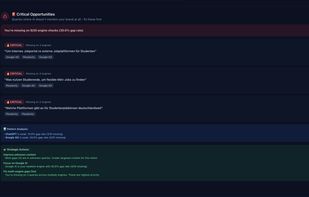 Critical Opportunities