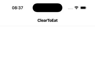 ClearToEat screenshot 1