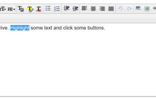 CLEditor screenshot 1