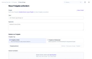Sending an approval request takes just a few fields: a title, the files for review, an optional message, and a customizable set of response options . From there you can set an expiry, group it under a project, add observers, layer on PIN protection, and configure author/reviewer reminders — or save it as a draft and pick it back up later.