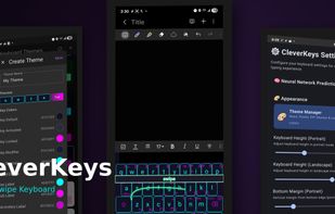 CleverKeys Keyboard screenshot 1