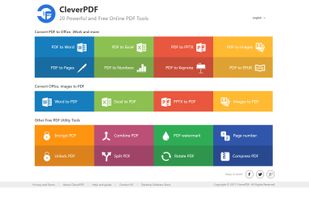 cleverpdf-homepage