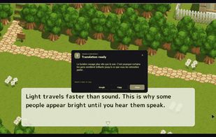 Translate text in a game by selecting any screen region.